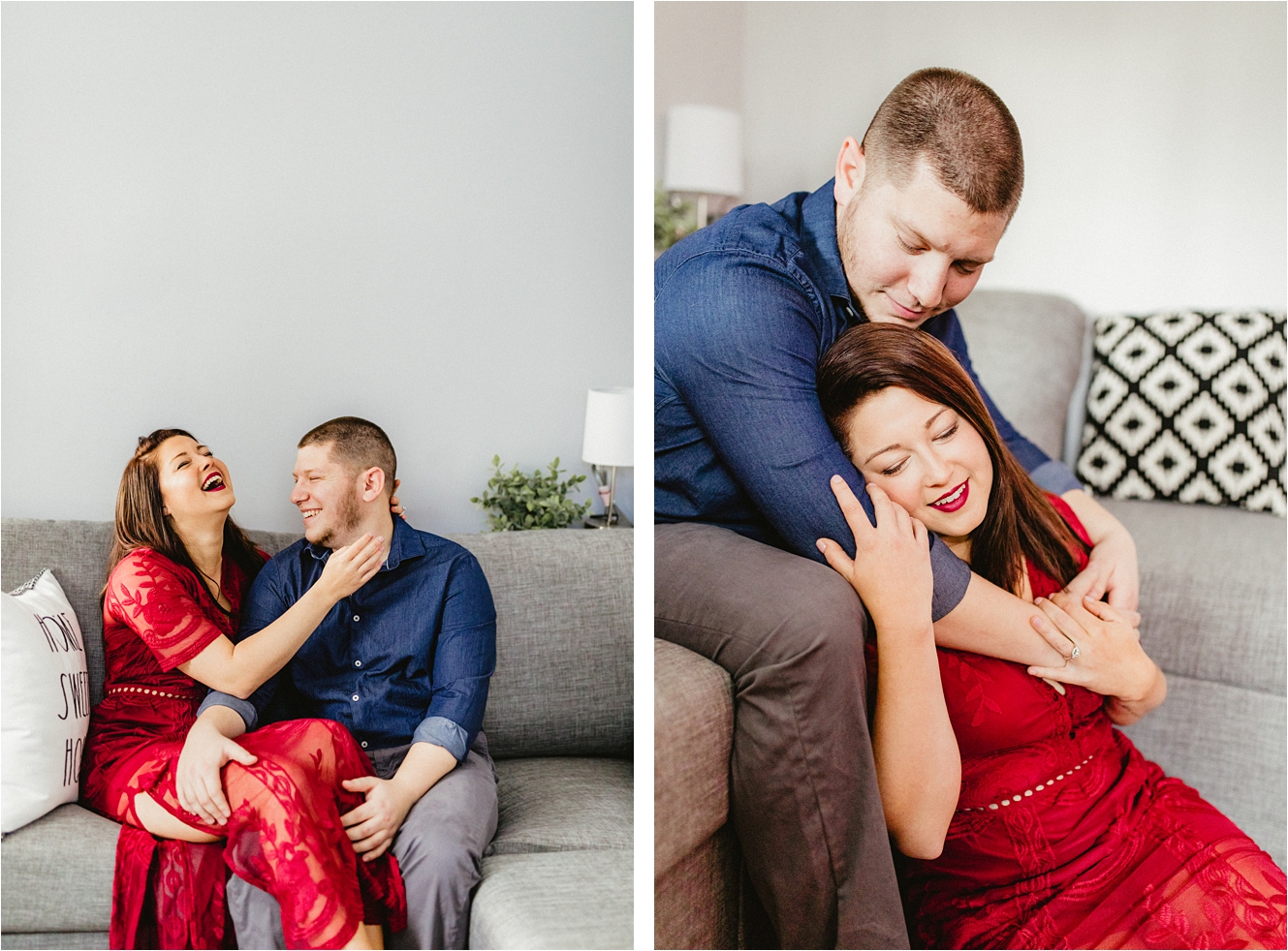 In Home Engagement | Maryland Photographer